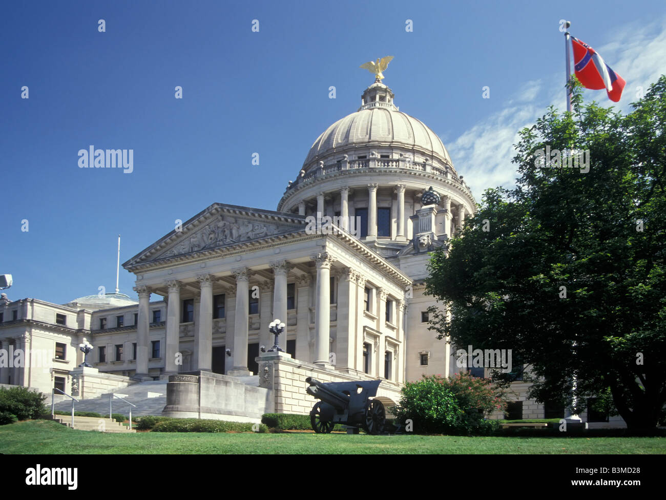 Jackson Mississippi State Capitol Building Stockfoto