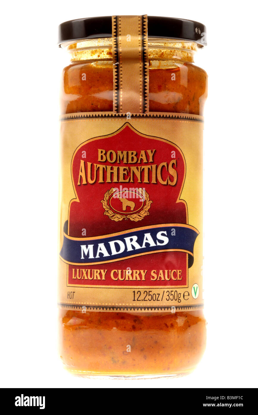 Madras-Curry-Sauce Stockfoto