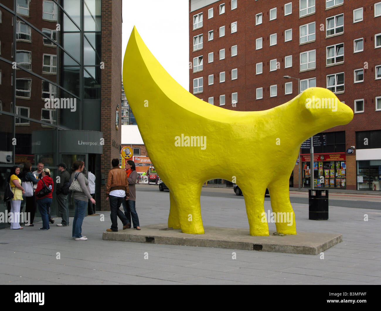 Die ursprünglichen Superlambanana, Liverpool, England Stockfoto