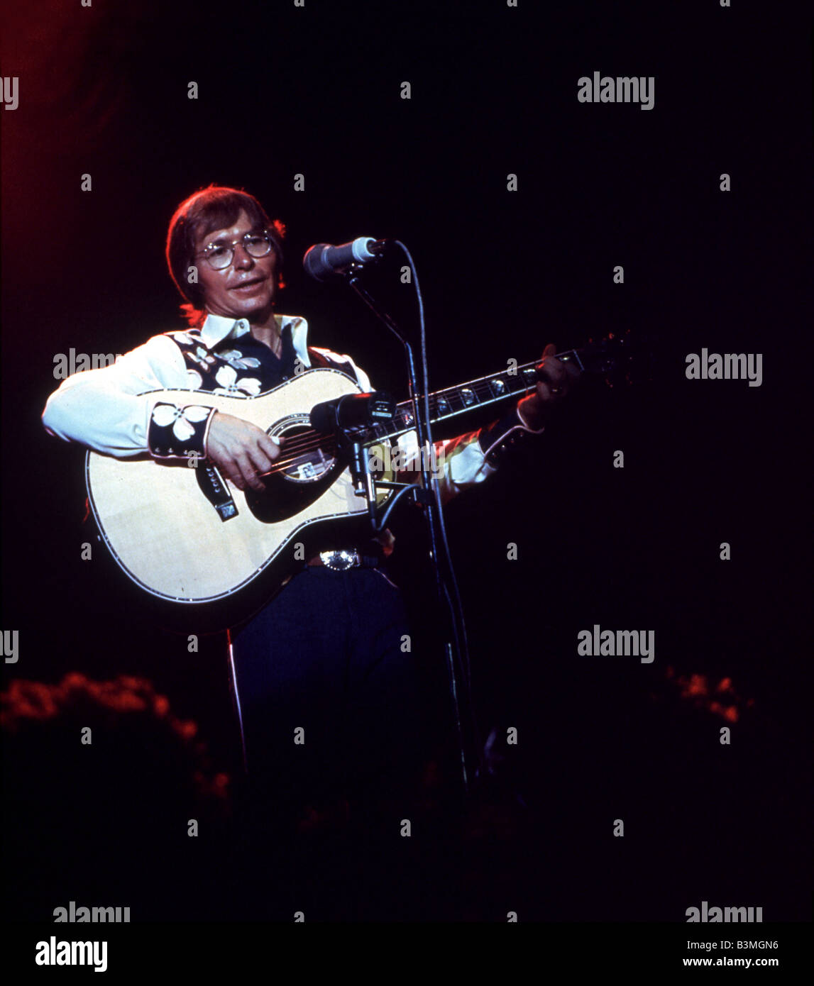 JOHN DENVER uns Country & Western-Musiker Stockfoto
