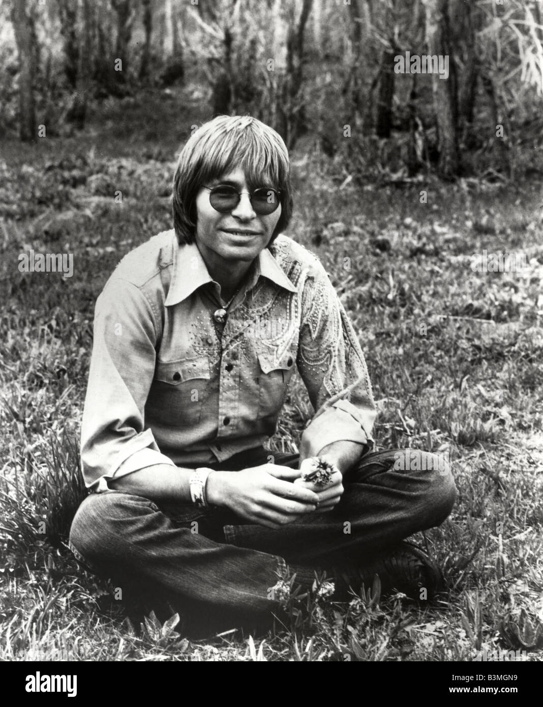 JOHN DENVER uns Country & Western-Musiker Stockfoto
