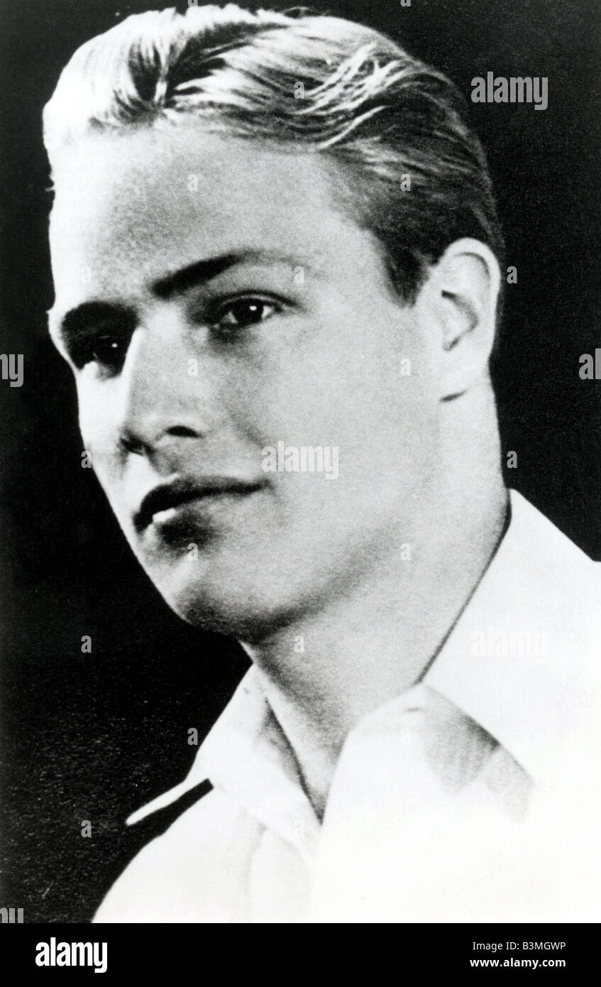 MARLON BRANDO U.S. Filmschauspieler über 1943 Stockfoto