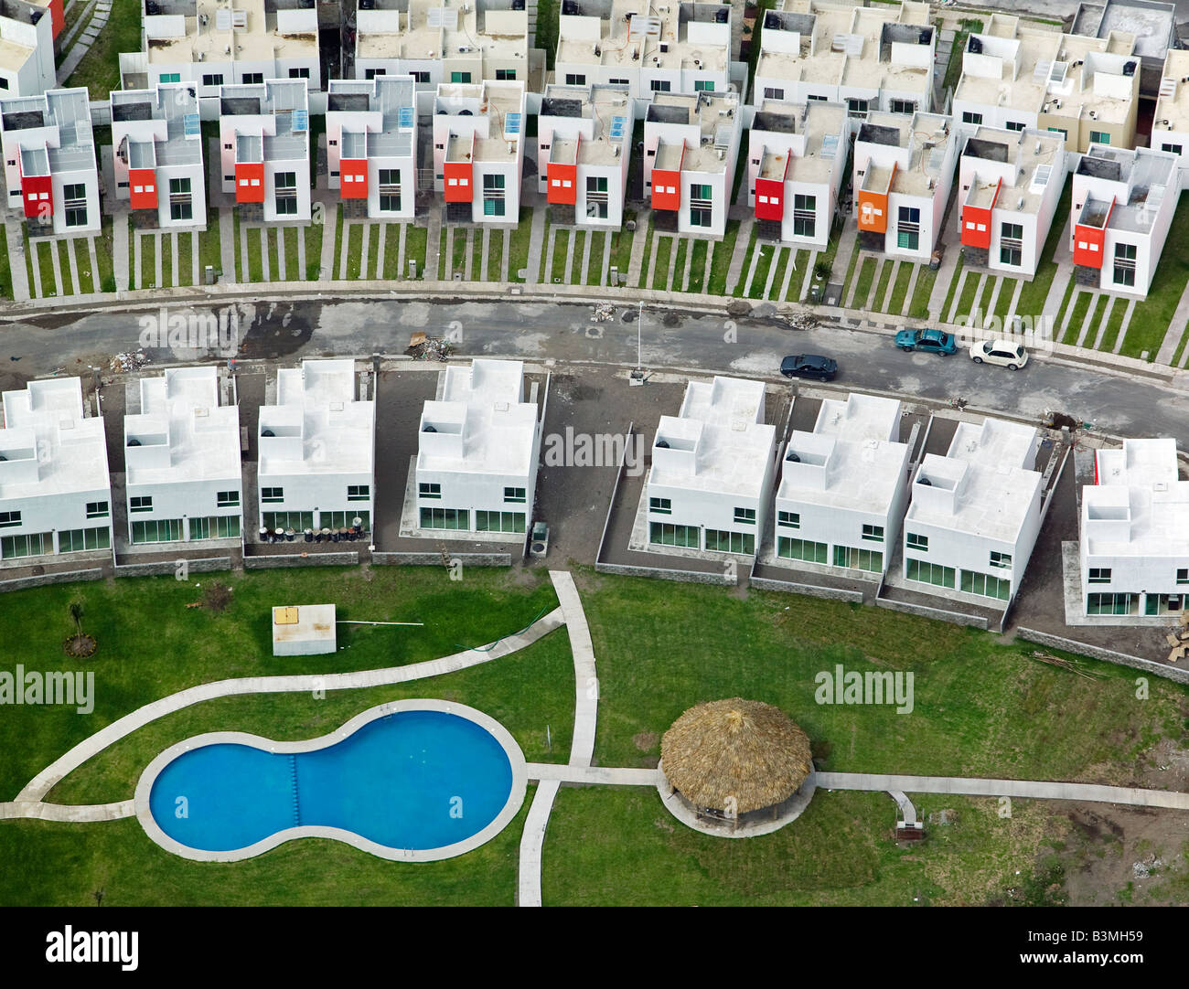 Antenne über Wohn Veracruz Stockfoto