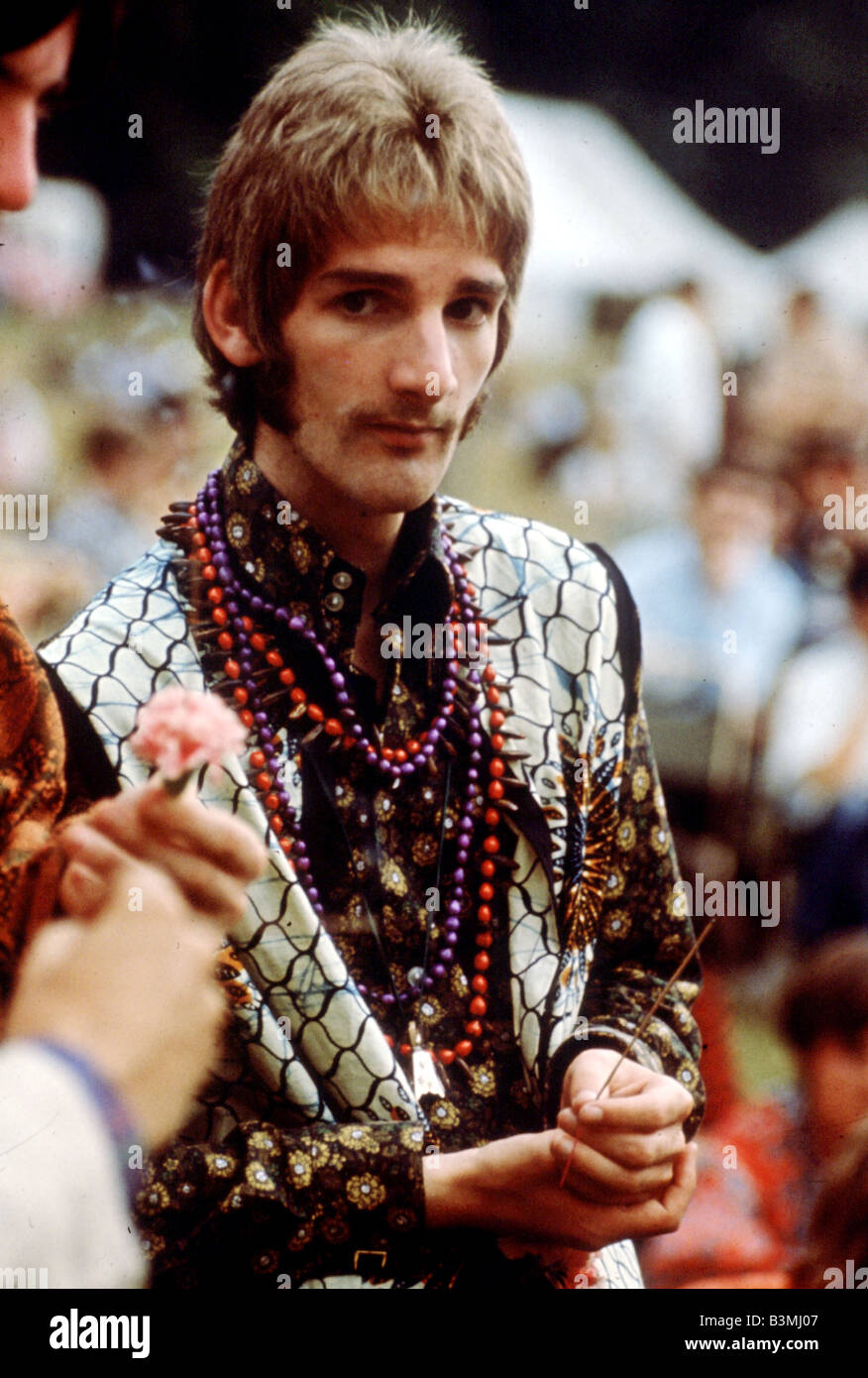 FLOWER-POWER-treffen in San Francisco 1967 Stockfoto