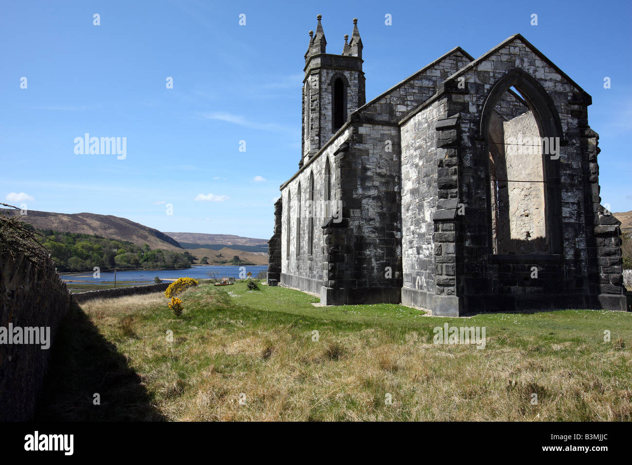 Die vergifteten See Kirche in Donegal, Irland Stockfoto