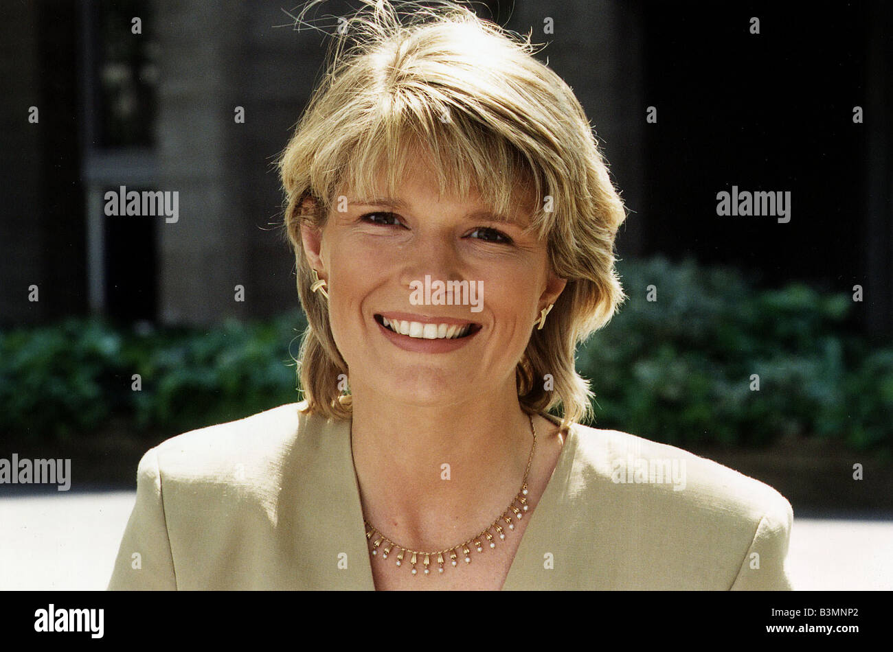 Alison Holloway TVModeratorin Stockfotografie Alamy