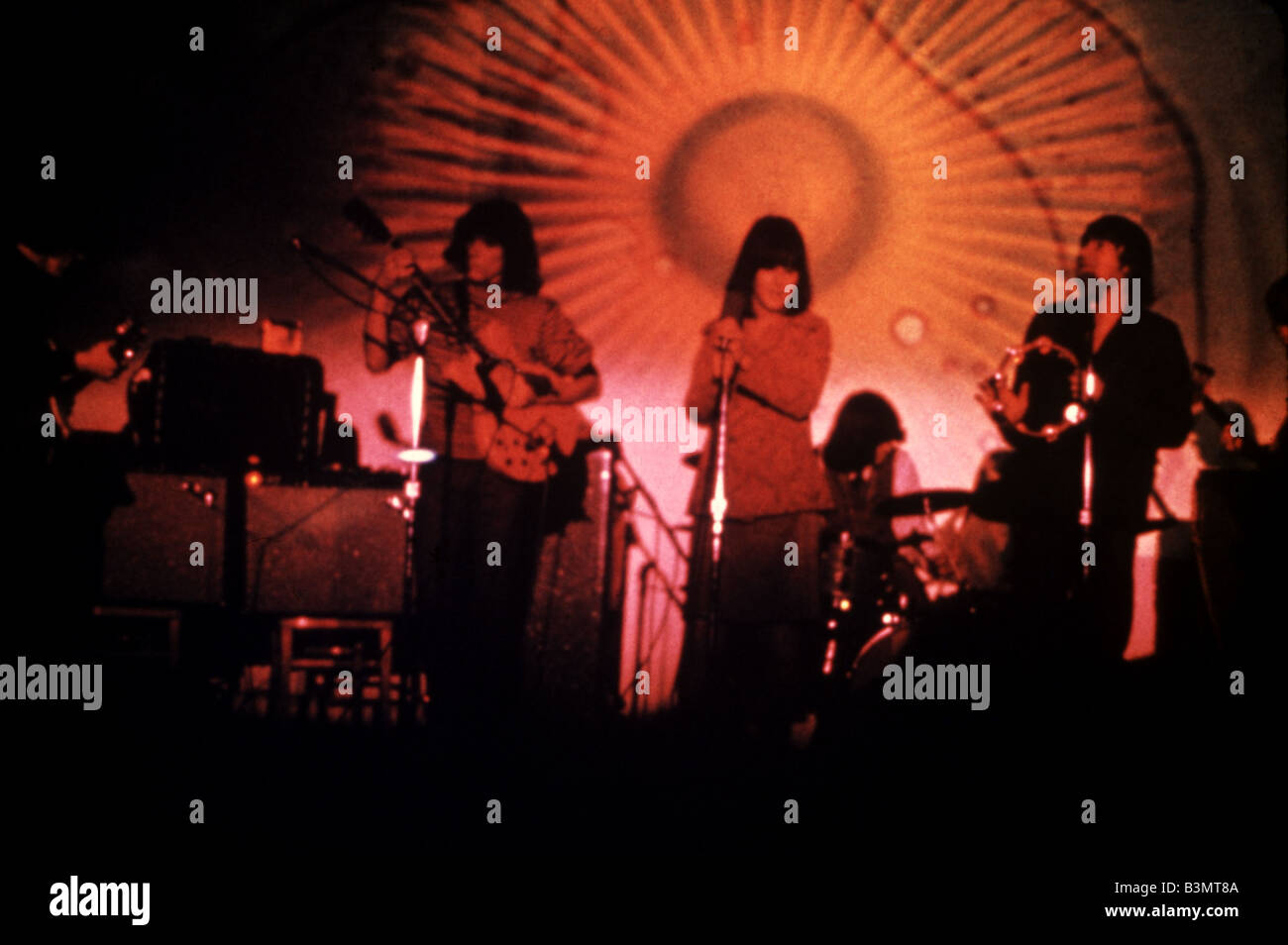 JEFFERSON AIRPLANE U.S.-Rock-Gruppe bei Filimore East, New York, 1971 Stockfoto