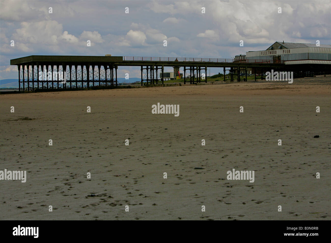 Fleetwood-Pier Stockfoto