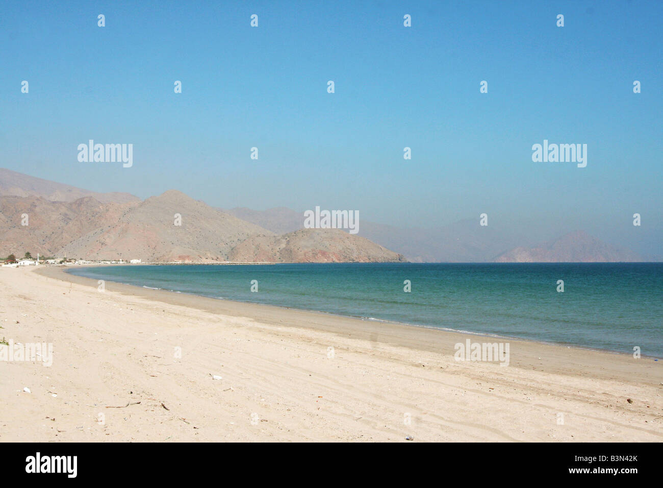 Vereinigte Arabische Emirate - Sharjah - Strand Stockfoto