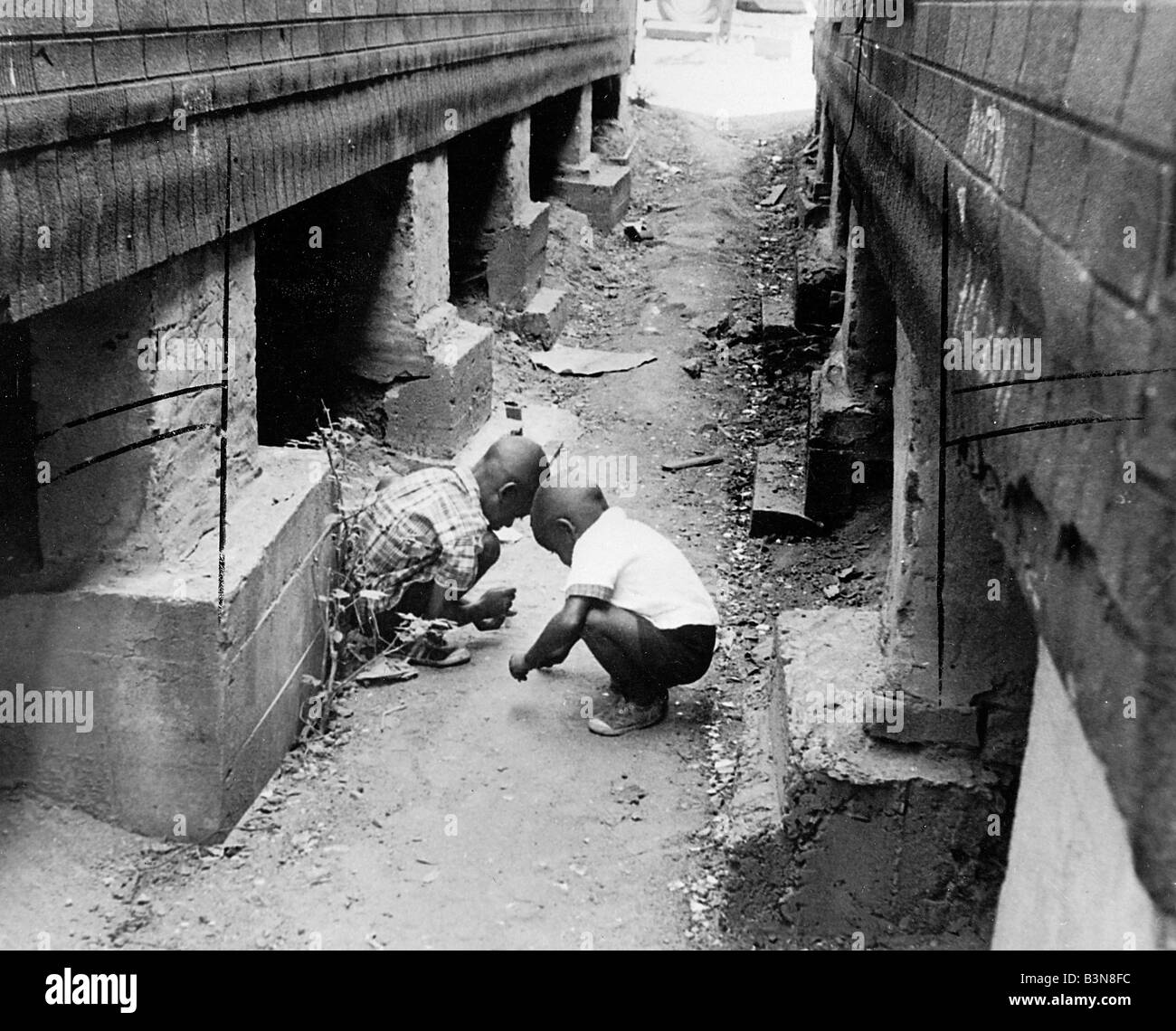 USA: MEMPHIS Straße über 1964 Stockfoto
