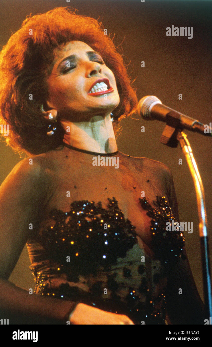 SHIRLEY BASSEY walisische Sängerin Stockfoto