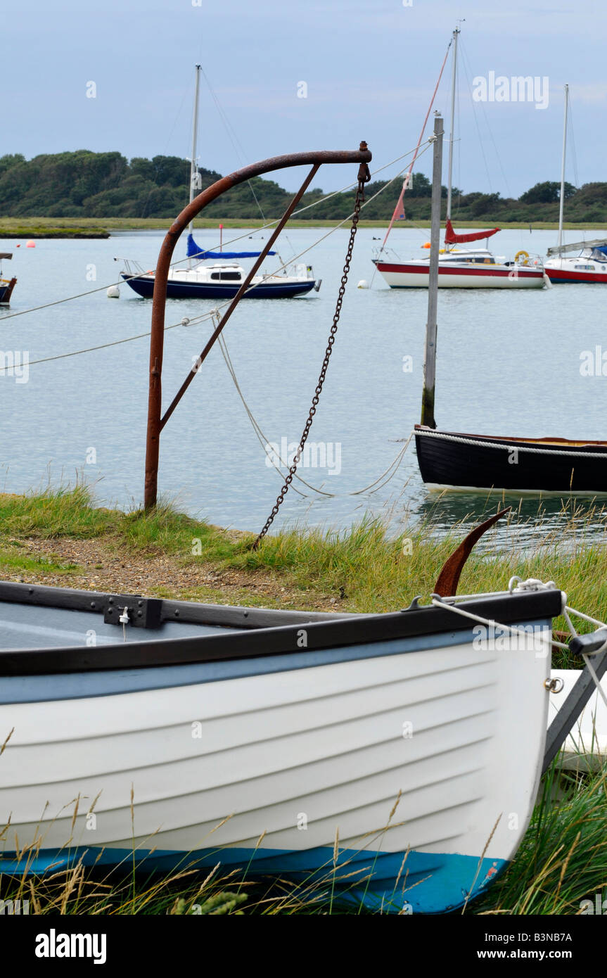 Meeresarm Creek Hafen von Newtown nationalen Vertrauen Naturschutzgebiet in der Nähe von Shalfleet Newport auf der Isle Of wight Stockfoto