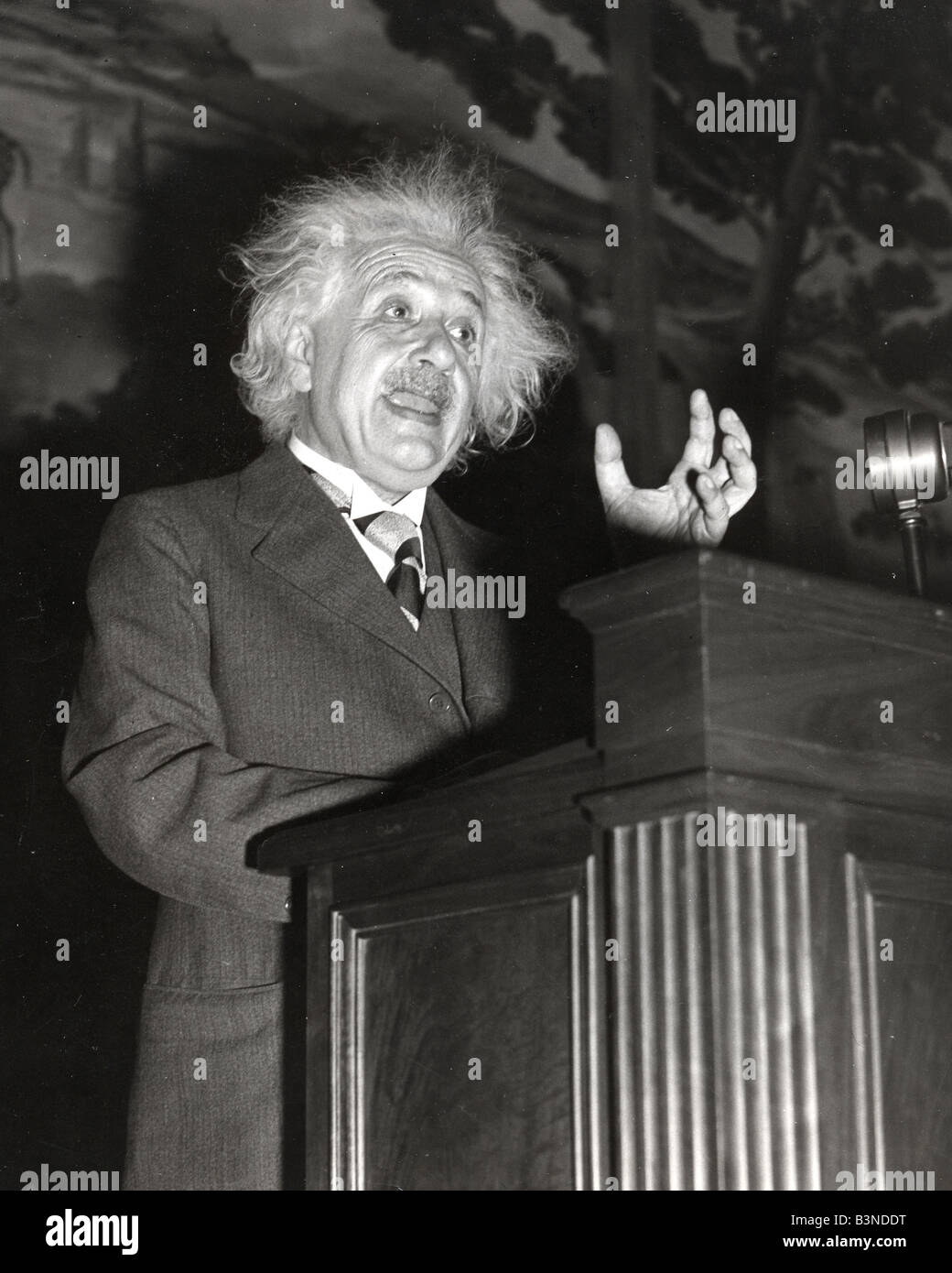 ALBERT EINSTEIN anlässlich der 8. amerikanischen wissenschaftlichen Kongress in Washington am 15 kann 1940 Stockfoto
