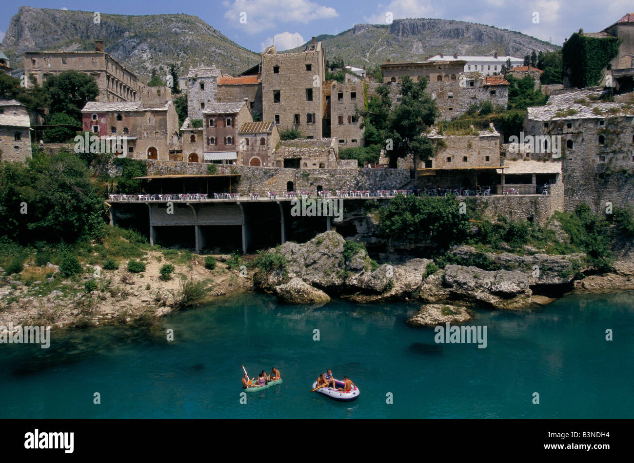 Mostar, ist Juni 1996', Altstadt von Mostar im Bereich Muslime