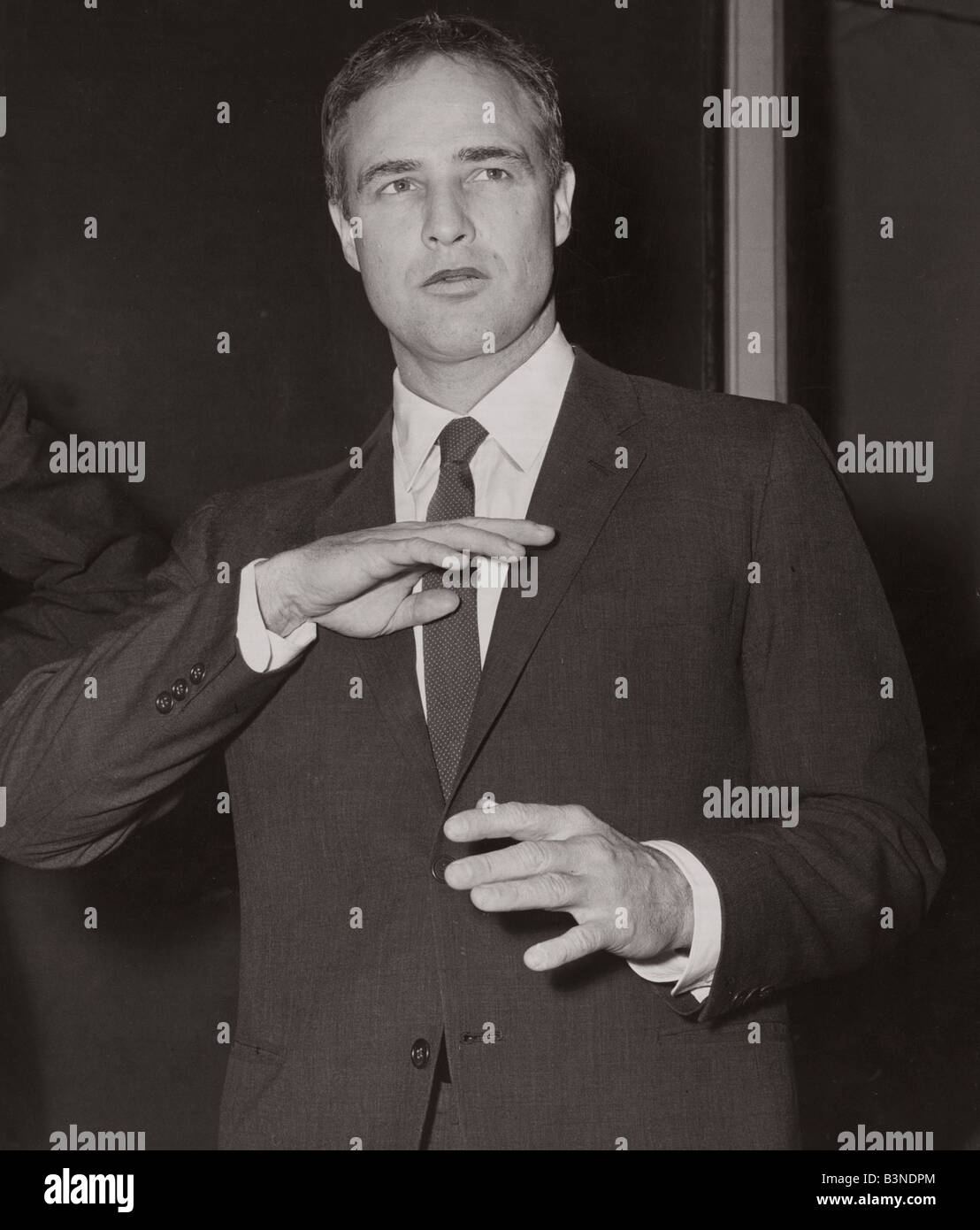 Marlon Brando Februar 1964 Stockfoto
