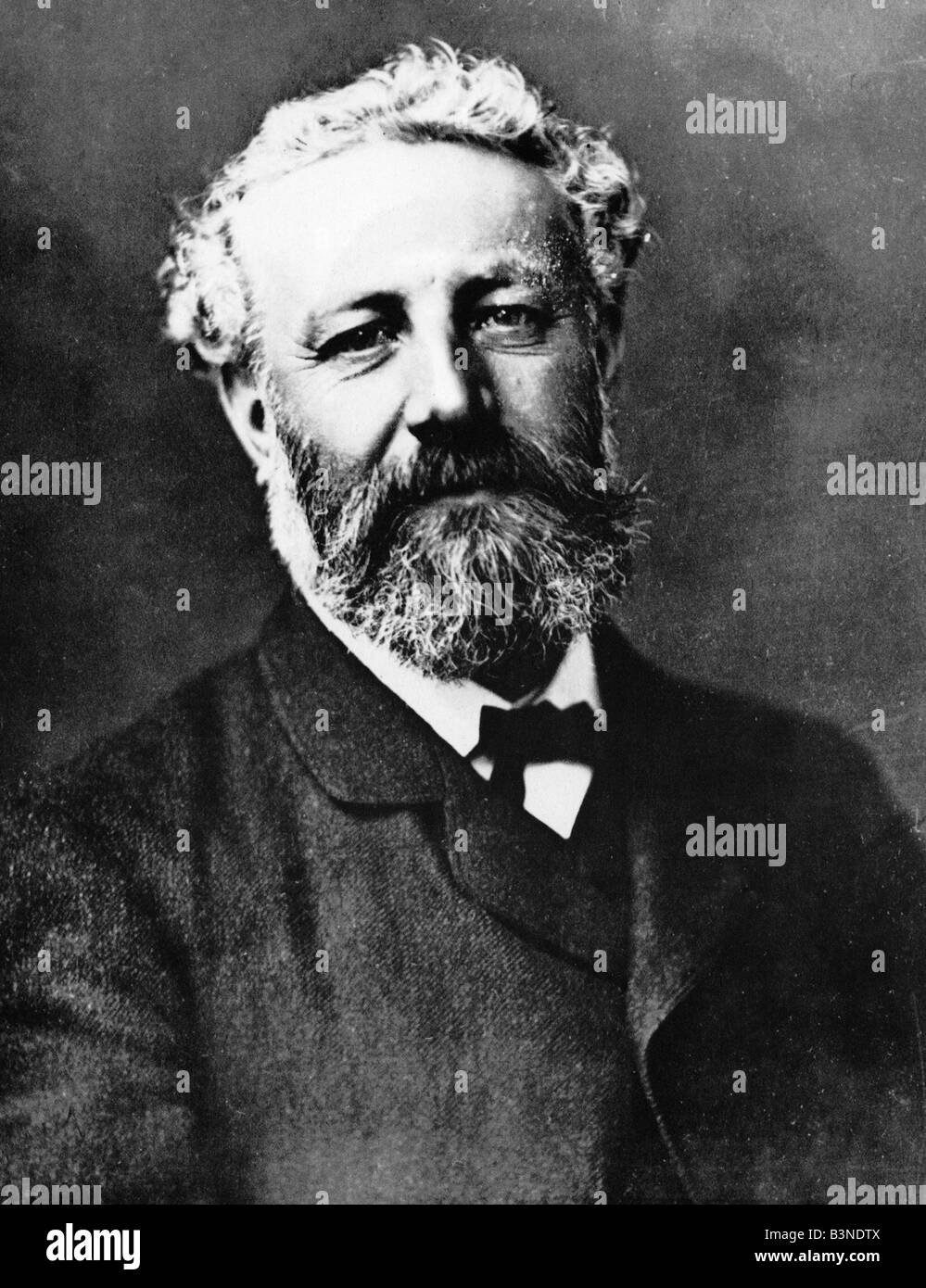 Französischer Schriftsteller JULES VERNE (1828-1905), fotografiert von Nadar im Jahre 1884 Stockfoto