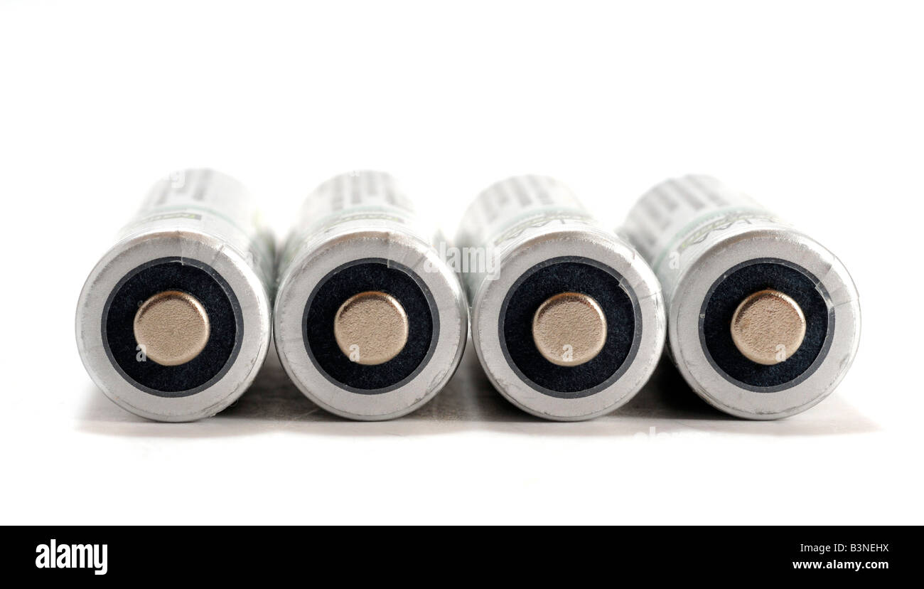 recyclebare Akkus Stockfoto