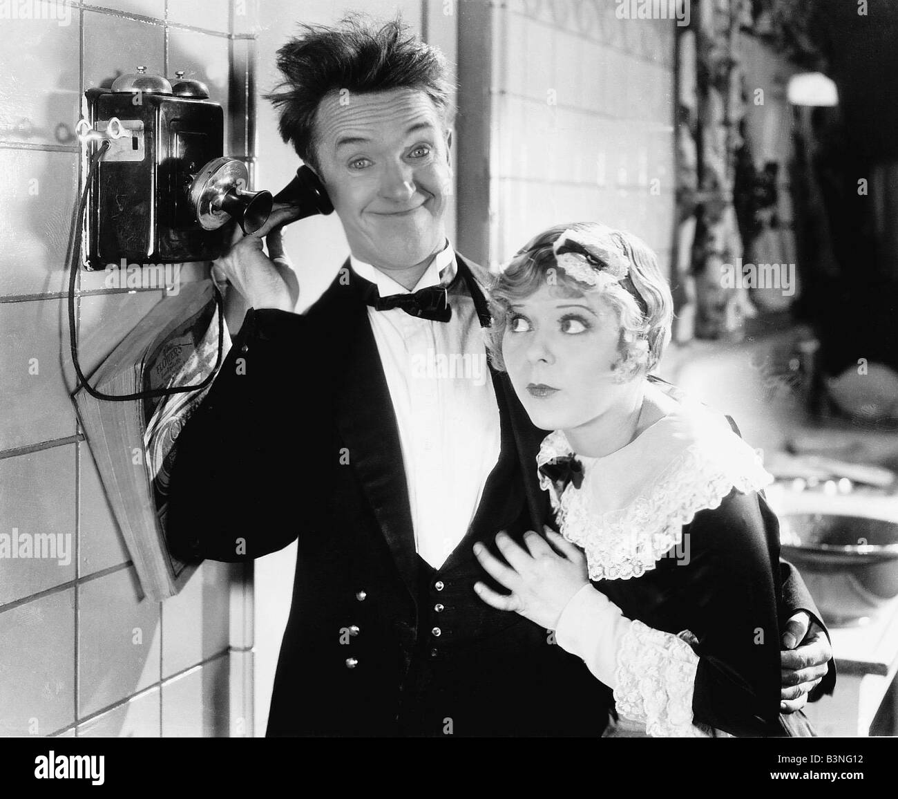 Stan Laurel Comedy Schauspieler Teil des Duos mit Oliver Hardy Stockfoto