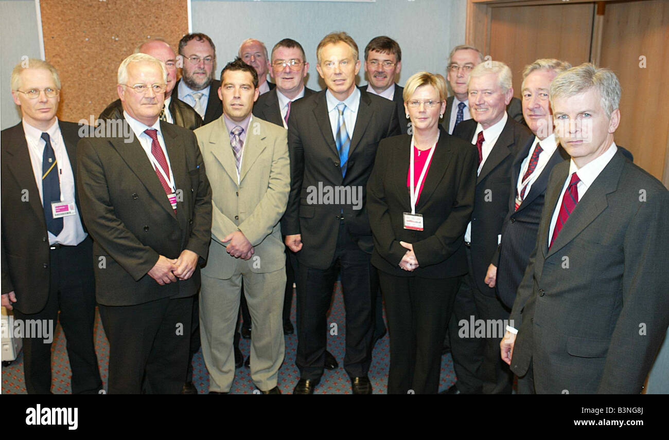 Paul Shevlin Don Waugh Tony Murphy Keith White Mick Smith Gary Hardwick Eamonn Butler Bob Ainsworth Chris Marlow Mary White Jim Stockfoto