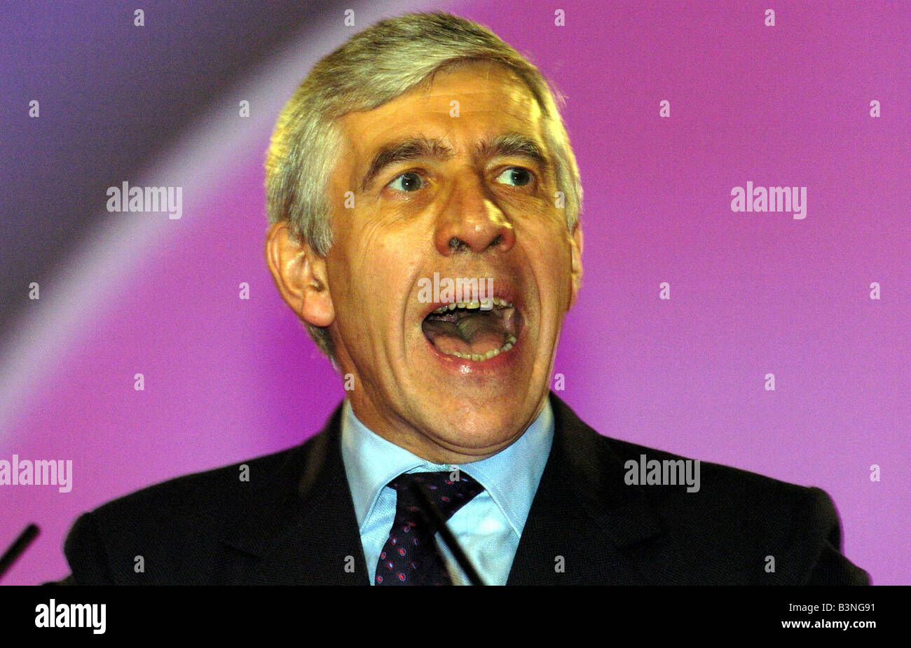 Labour Party Conference September 2004 Jack Straw Stockfoto