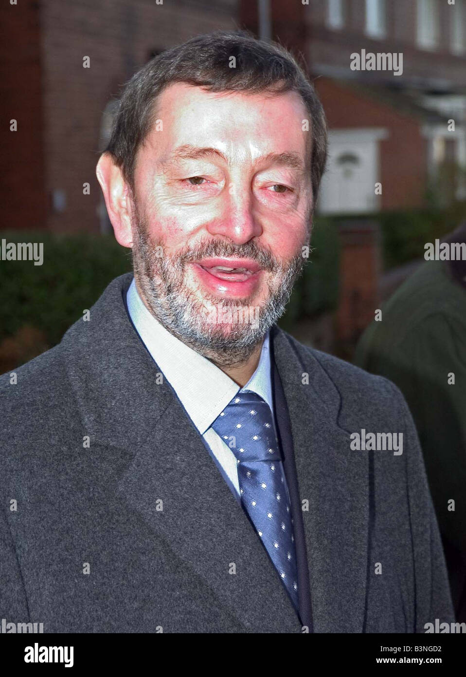 Innenminister David Blunkett verlässt November 2004 seine Heimat Sheffield Stockfoto