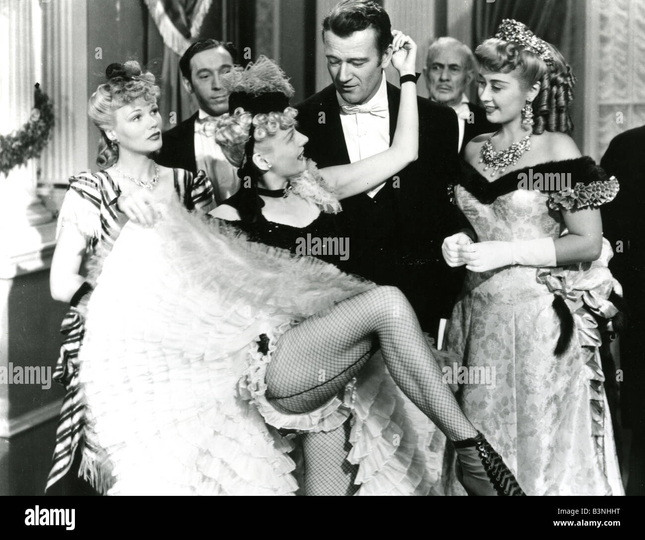 LADY FOR A NIGHT 1942 Republik Film mit Joan Blondell und John Wayne Stockfoto