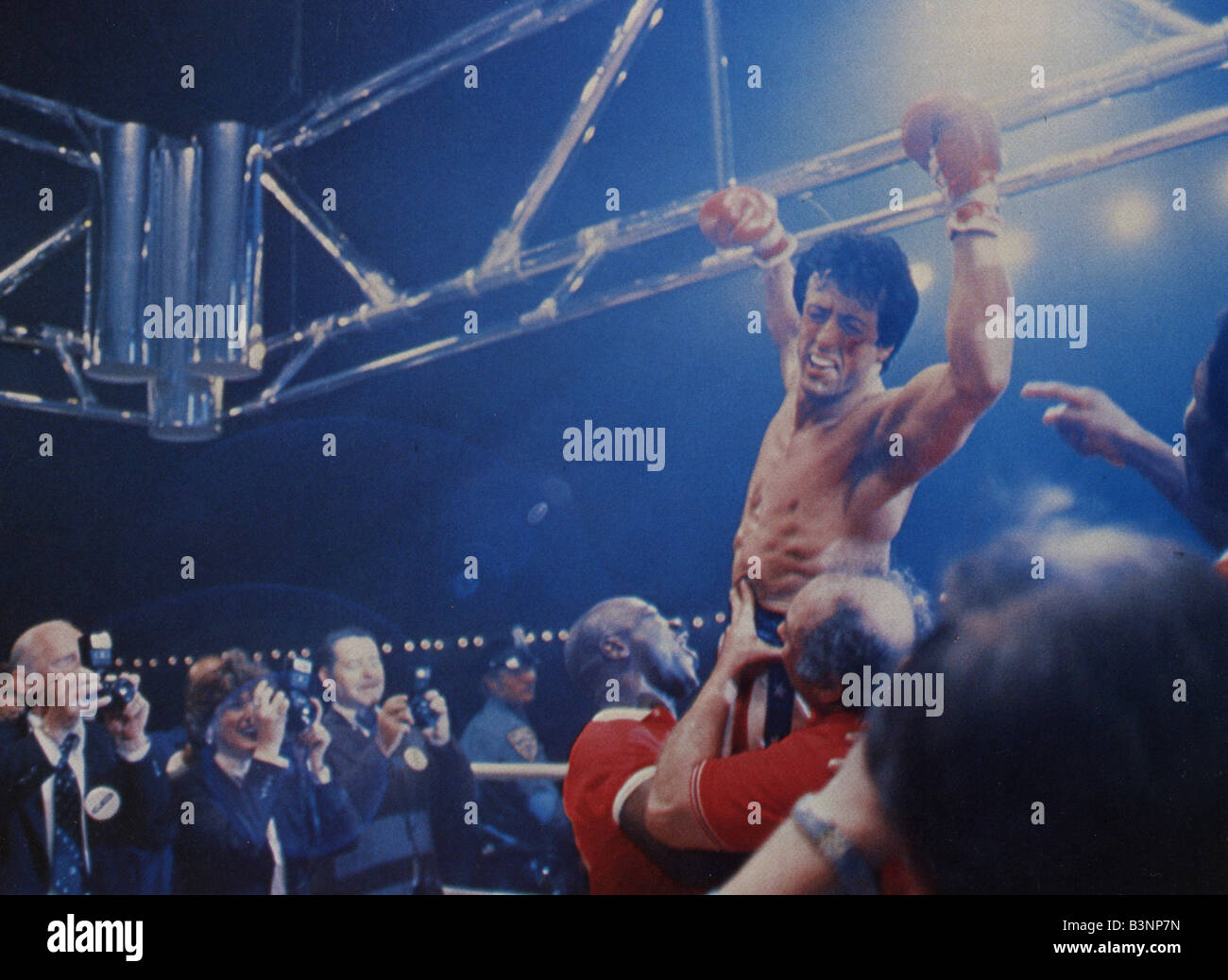 ROCKY III - 1982 UA Film mit Sylvester Stallone Stockfoto