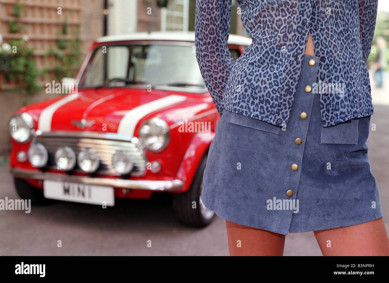 Minirock Mode Feature August 1997 Stockfoto