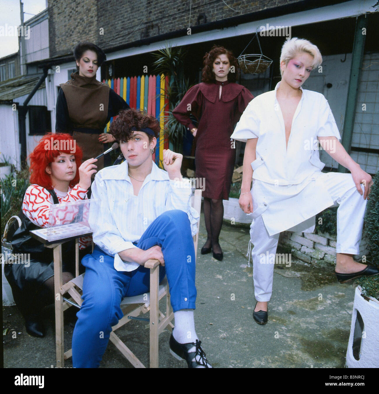 Mode-Designer Jon Blake April 1981 Stockfoto