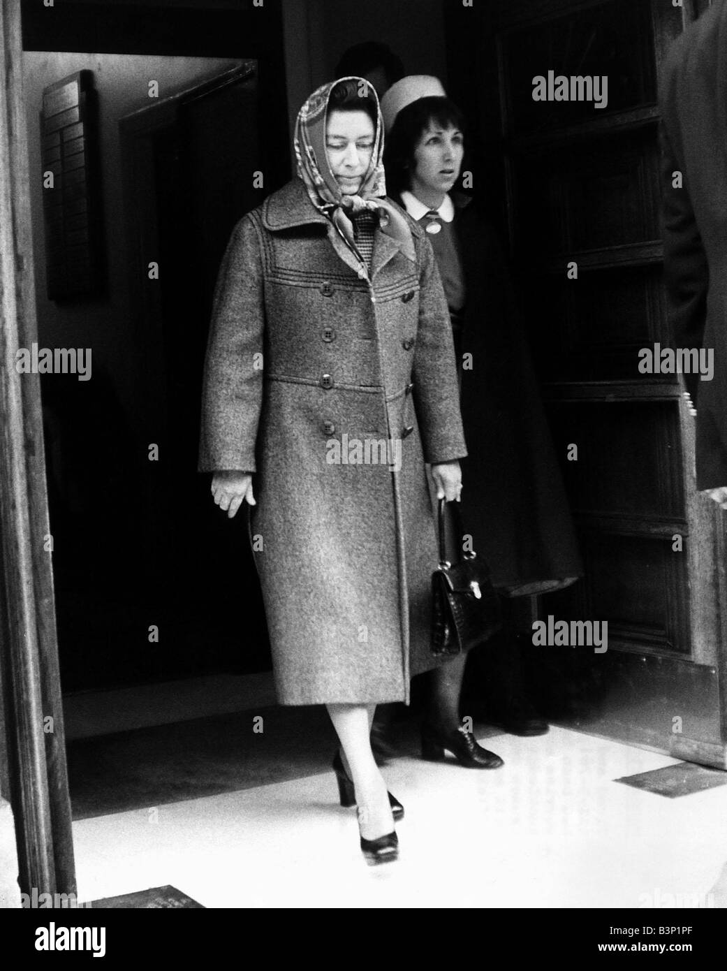Prinzessin Margaret Mai 1978 verlässt die King Edward VII Hospital in London nach Vertragsabschluss Hepatitis Stockfoto
