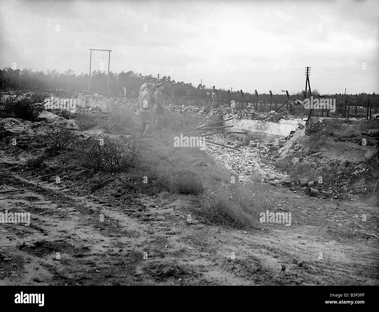 WW2 Belsen Trial 1945 BergenBelsen Horror Camp Stockfotografie Alamy