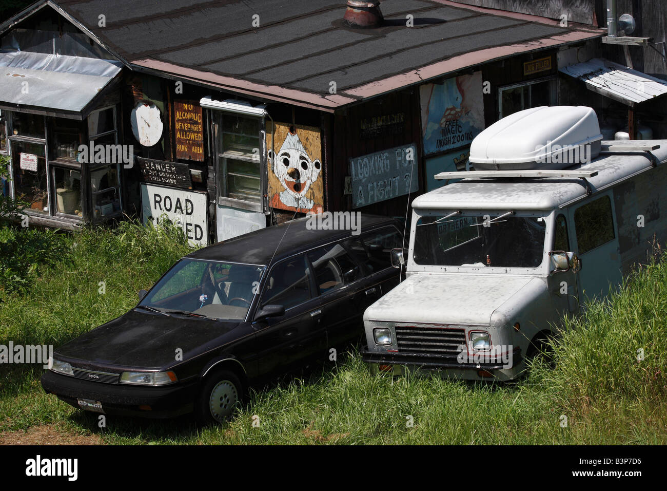 Hütten in Upper Peninsula Michigan USA Hi-res Stockfoto