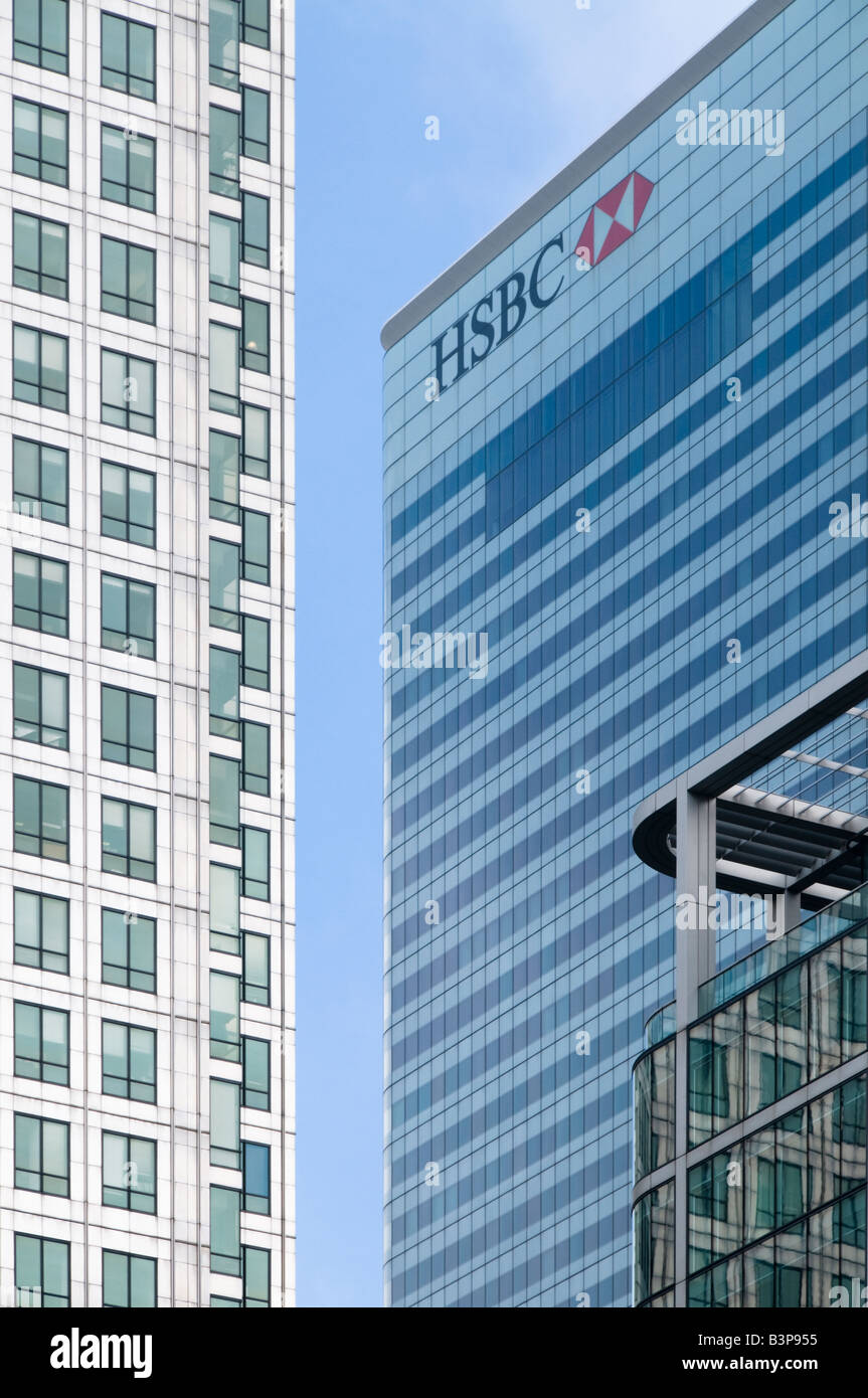 HSBC Hauptverwaltung, Canary Wharf, London, UK Stockfoto
