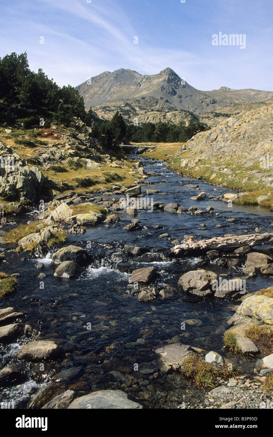 Massiv du Carlit Berg in den Pyrénées-Orientales, Languedoc-Roussillon, Frankreich, Europa Stockfoto