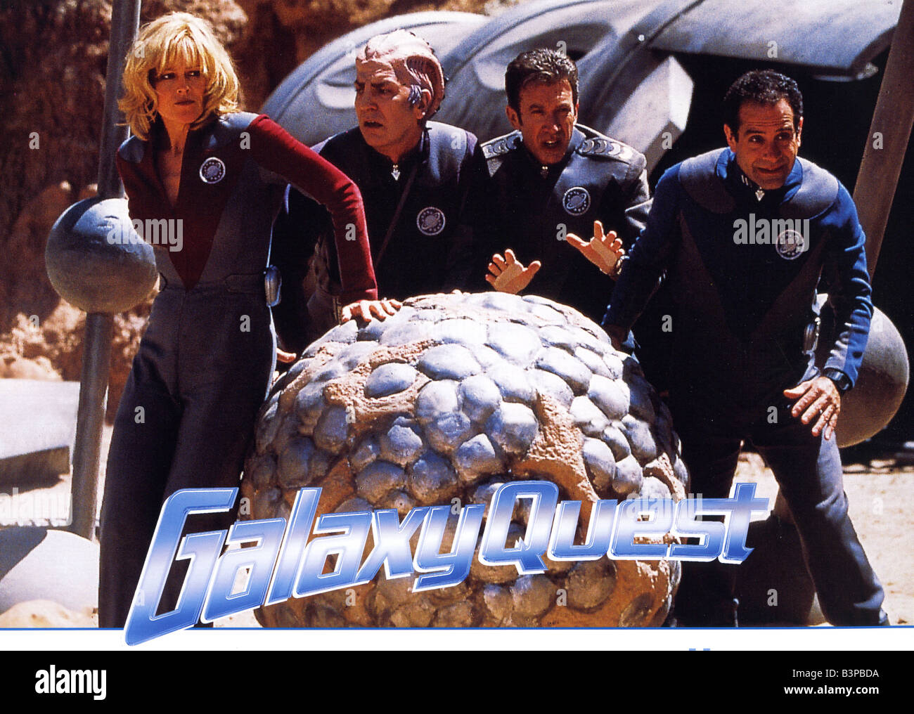 GALAXY QUEST 1999 DreamWorks Film mit Sigourney Weaver auf der linken Seite Stockfoto