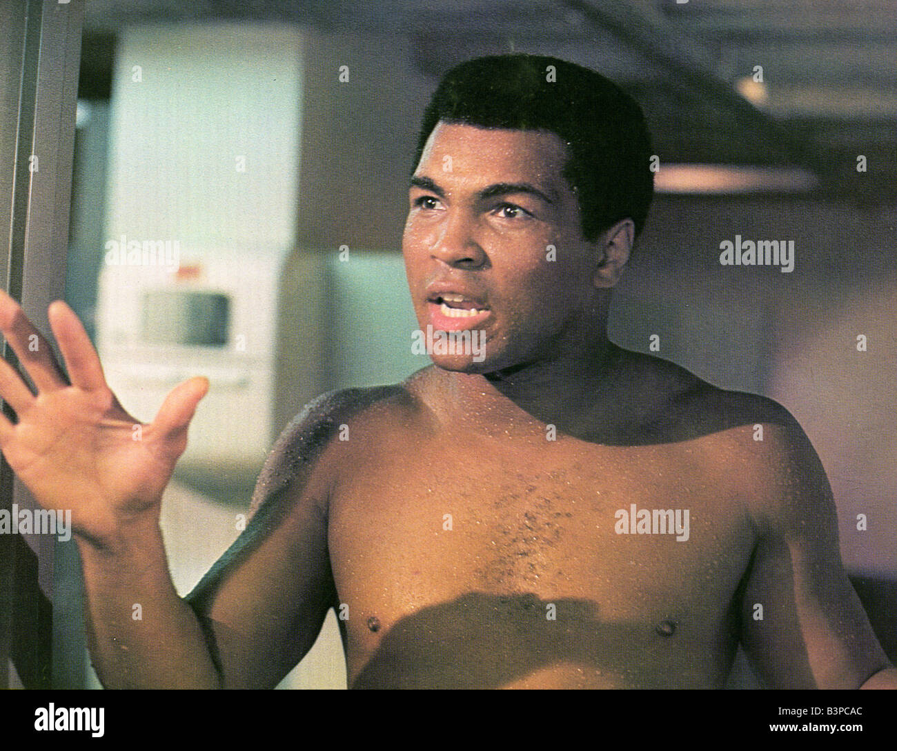 DER größte 1977 Columbia/EMI-Film mit Muhammed Ali Stockfoto