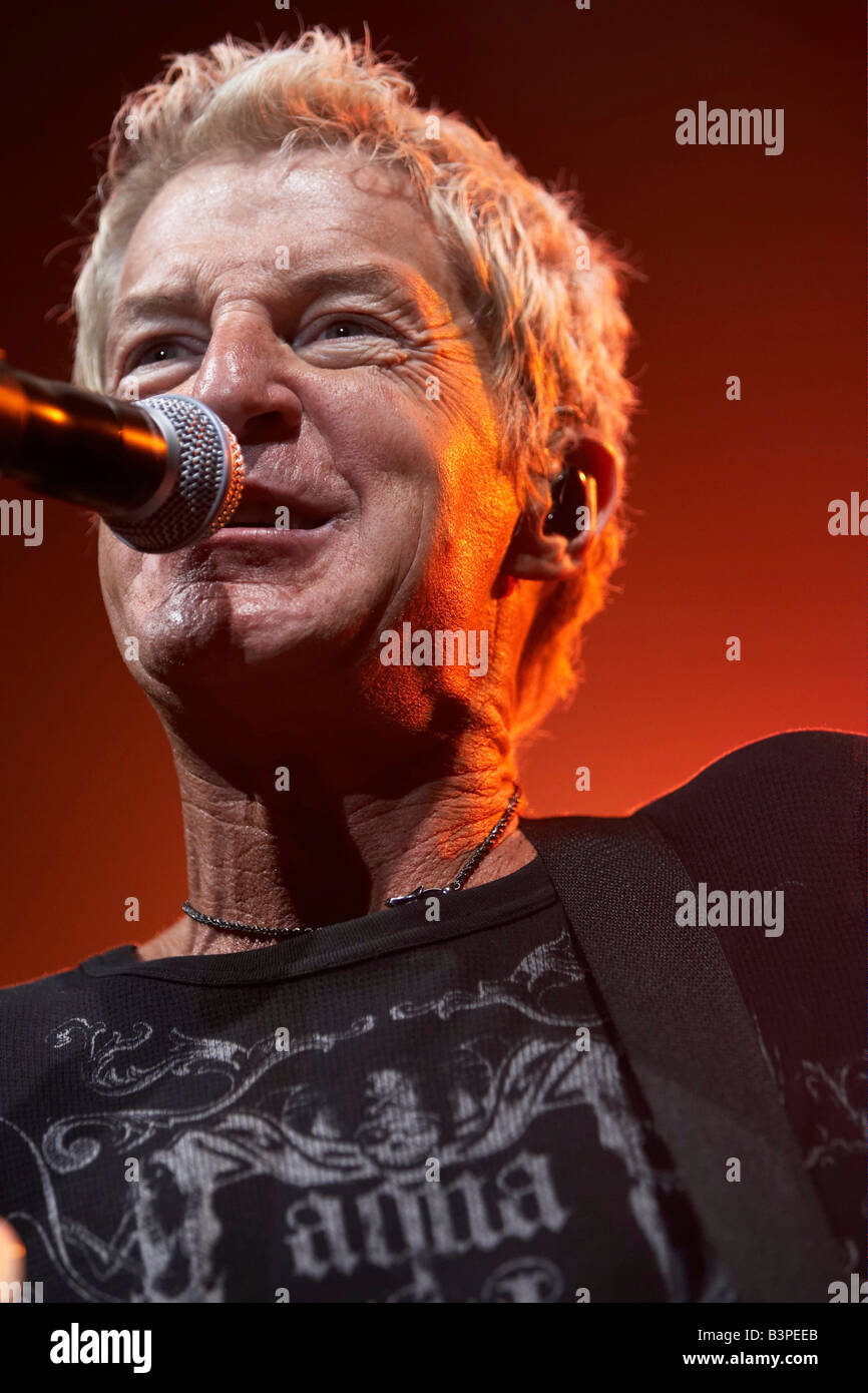REO Speedwagon, Vocals, Kevin Gronin, Konzert im Z7, 12. Juni 2008, Pratteln, Schweiz, Europa Stockfoto