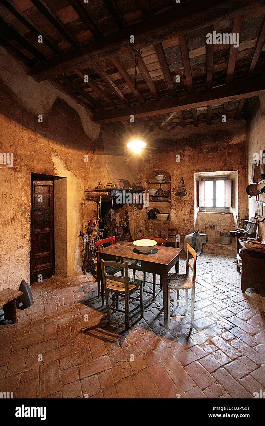 Casa Museo, Monticello Amiata Monte Amiata und Umgebung, Toskana, Italien Stockfoto