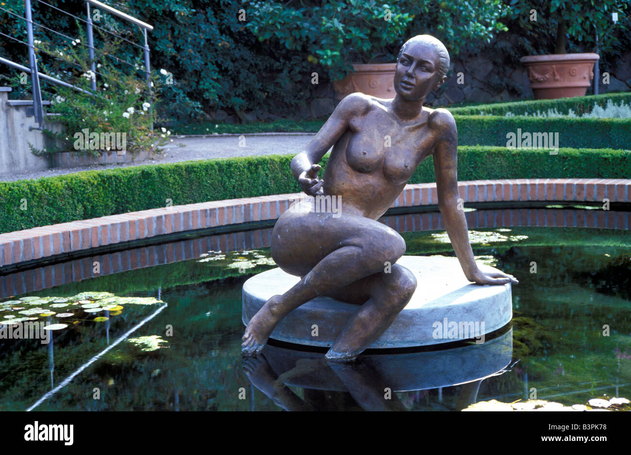 Garten, Schloss Trauttmansdorff, Meran, Trentino Alto Adige, Italien Stockfoto