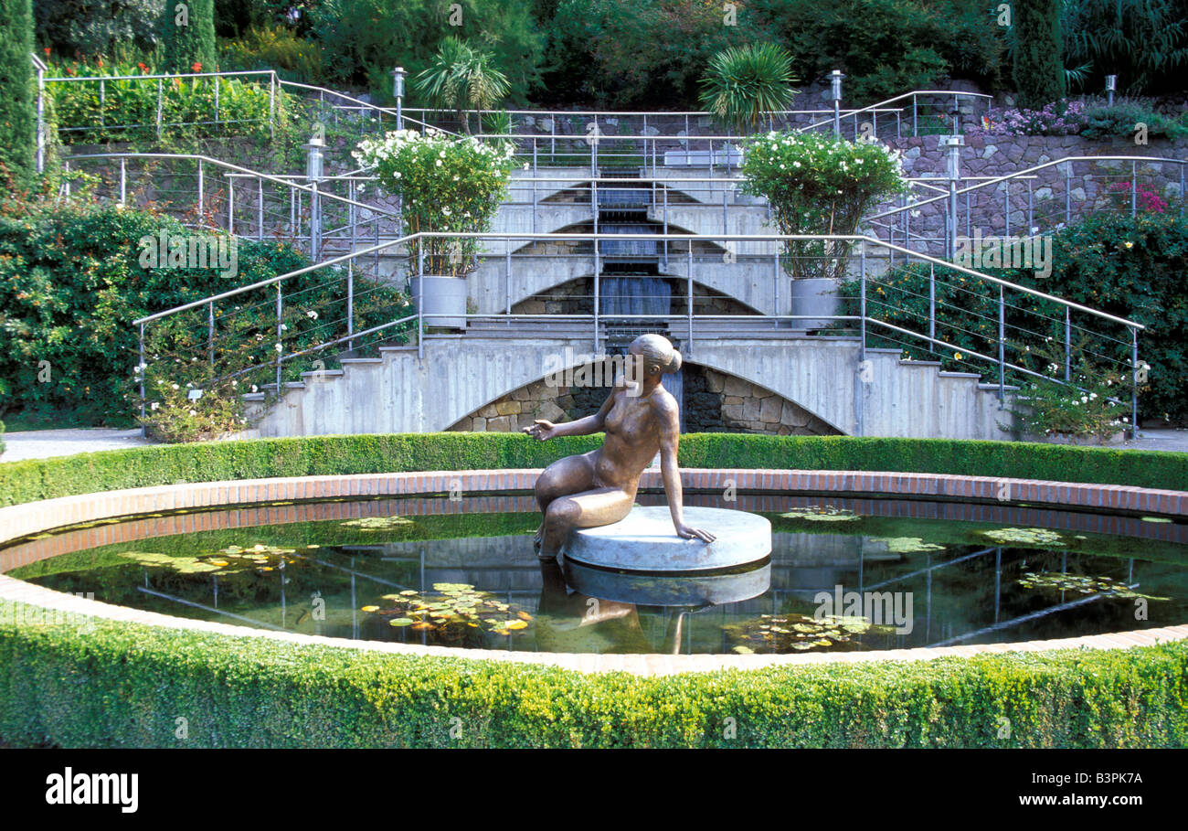 Garten, Schloss Trauttmansdorff, Meran, Trentino Alto Adige, Italien Stockfoto