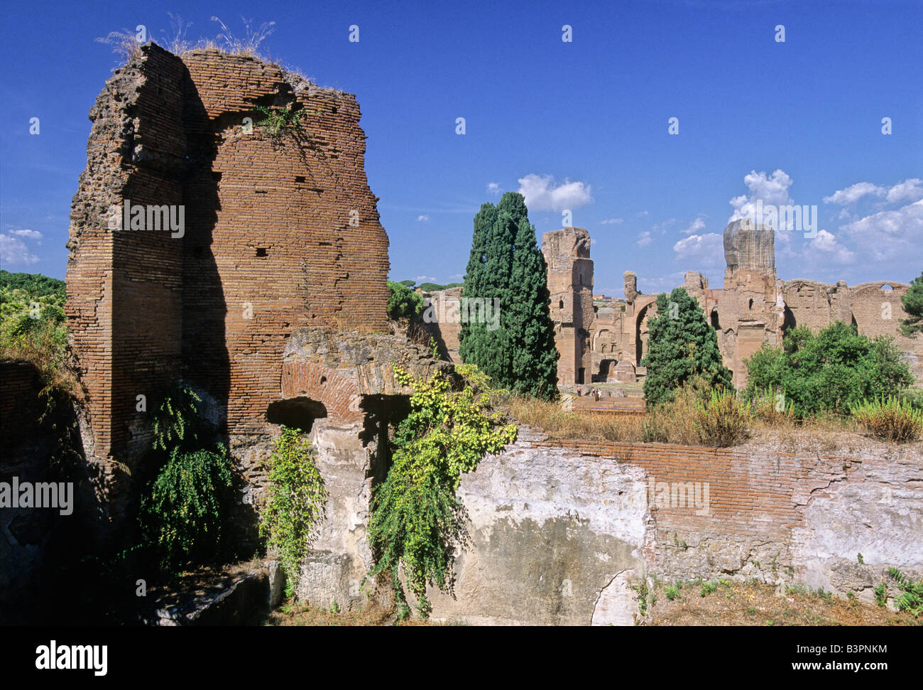 Caracalla Therme, Rom, Latium, Italien, Europa Stockfoto