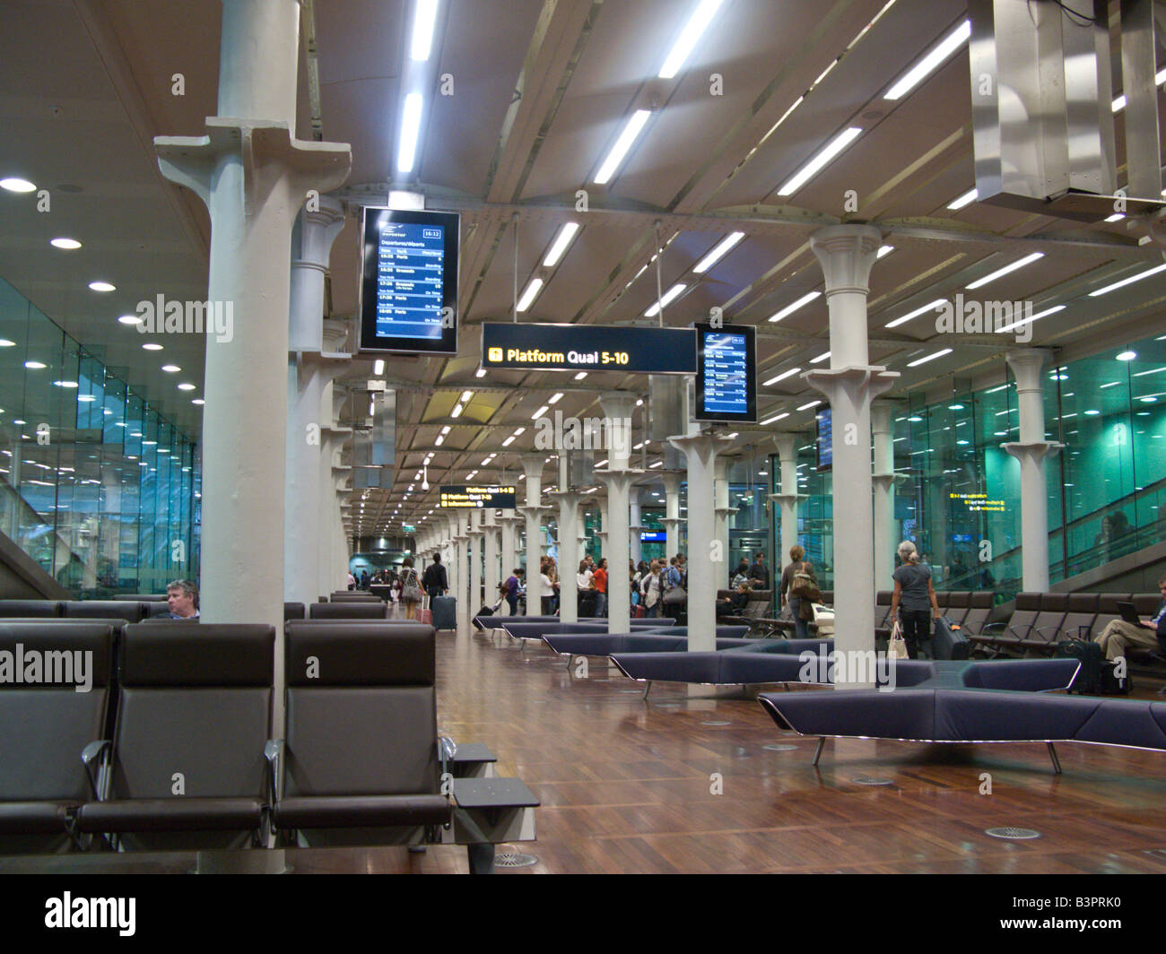 St Pancras Eurostar-Terminal UK Stockfoto
