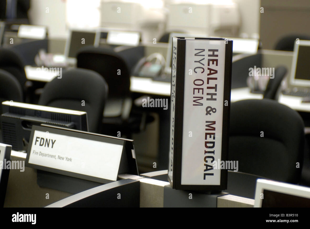 New York City Office of Emergency Management-Zentrale in Brooklyn in New York Stockfoto