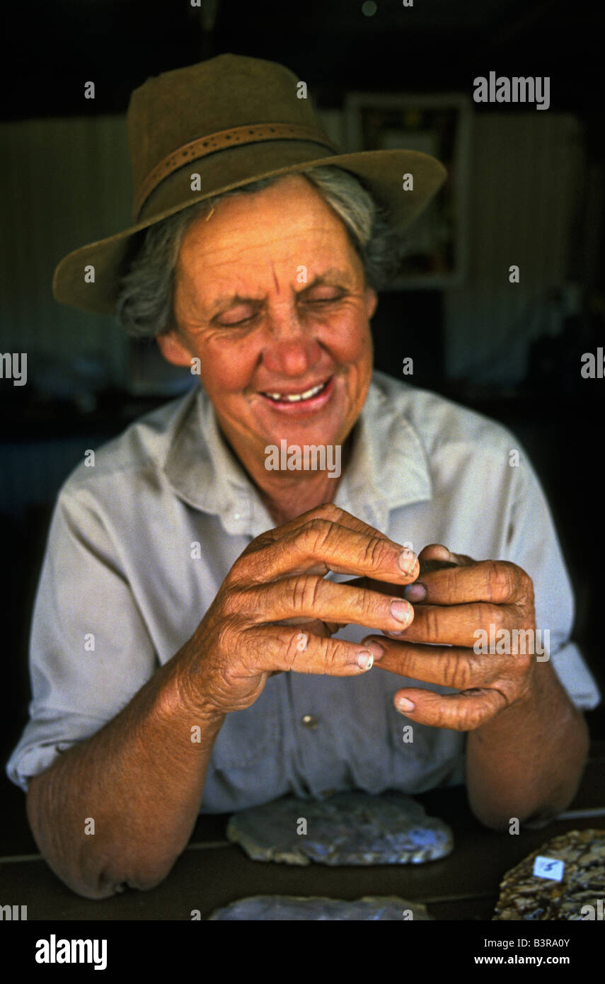 Porträt-Bäuerin Australien Stockfoto