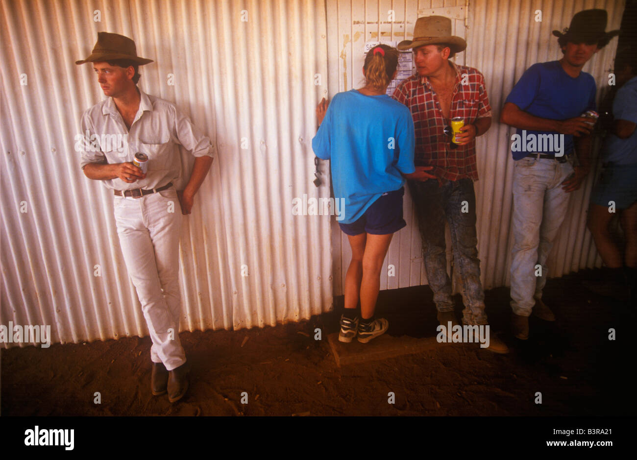 Trinker, Land Rennveranstaltung Australien Stockfoto