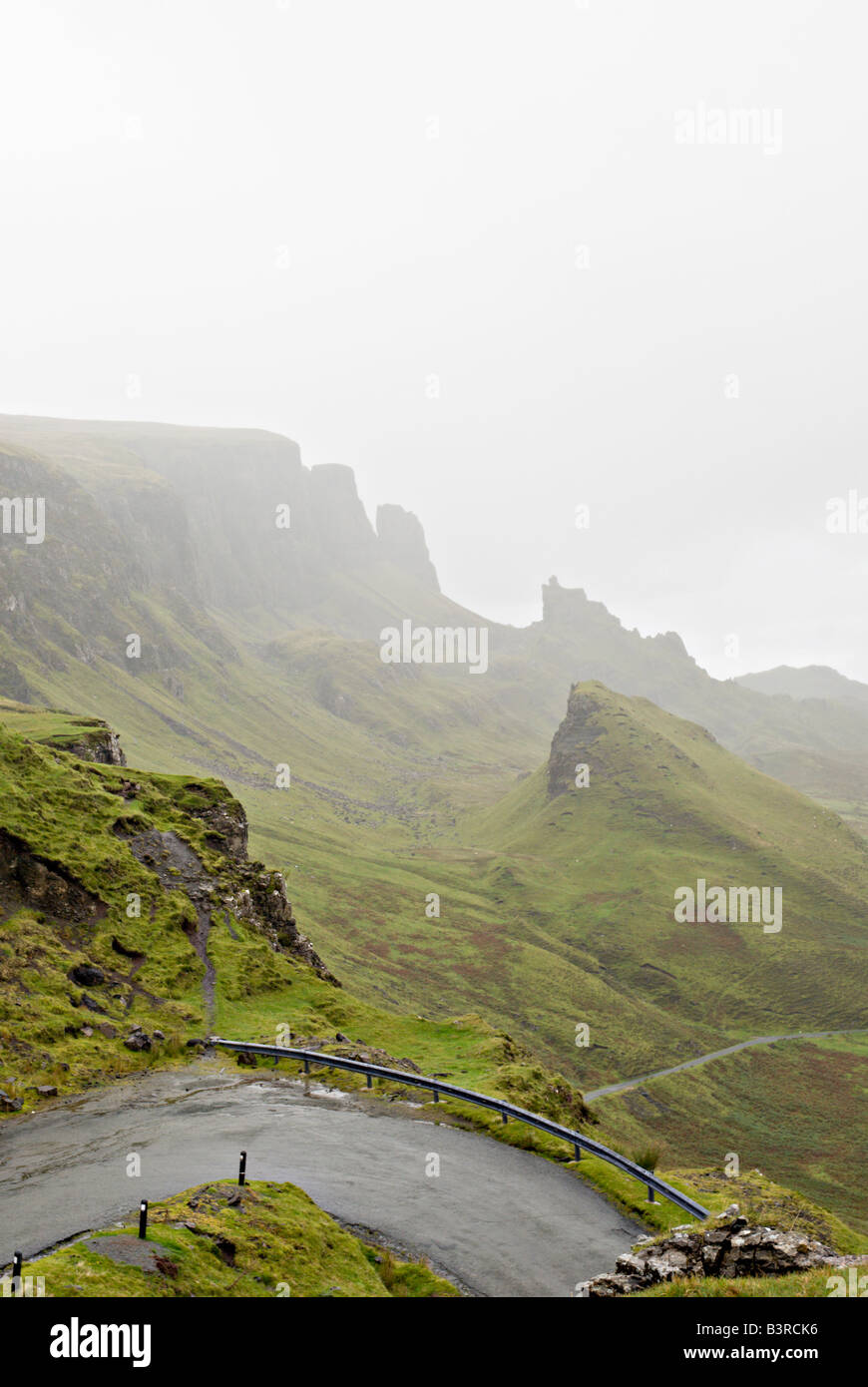 Felsformation Trotternish Halbinsel Isle Of Skye Schottland Stockfoto