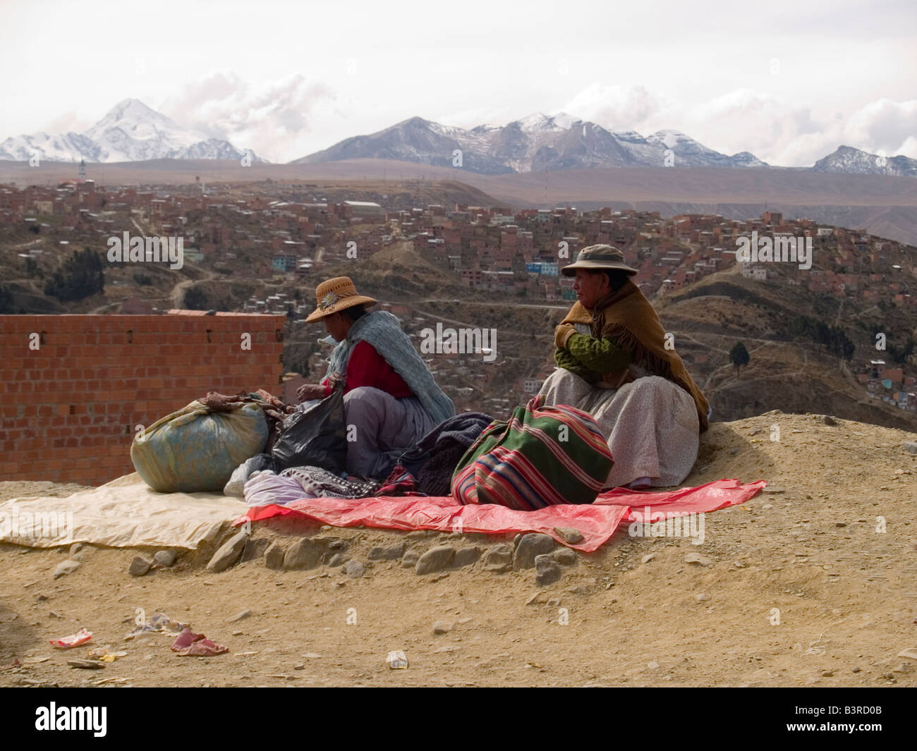 El Alto Markt, Bolivien Stockfoto