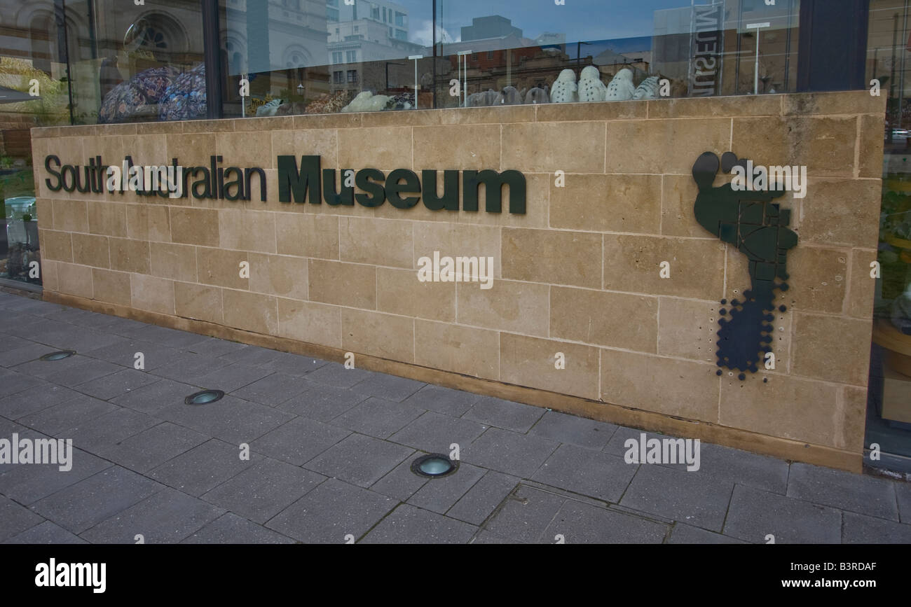 Vorderseite des Museum Shop South Australian Museum North Terrace Adelaide Süd Australien Stockfoto