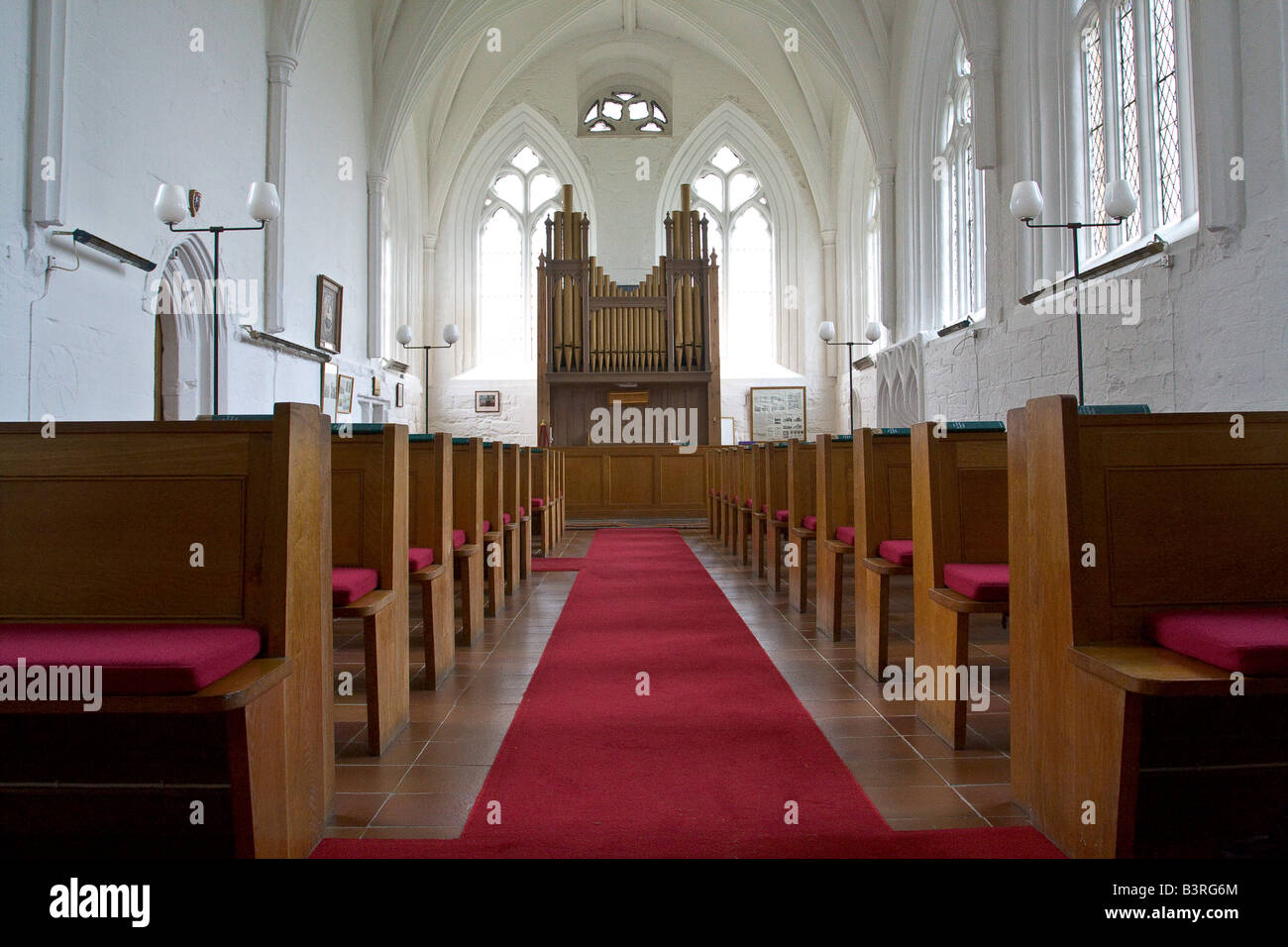 Das Innere der St. Marys Kirche, eine kleine Kirche befindet sich im Dorf St. Monans Stockfoto