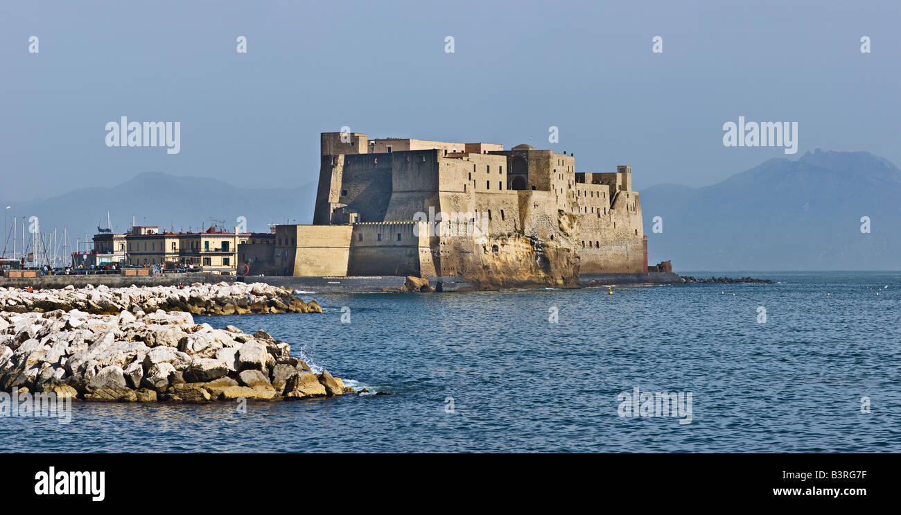 Castel Dell Ovo (Ei-Schloß), Neapel, Italien Stockfoto
